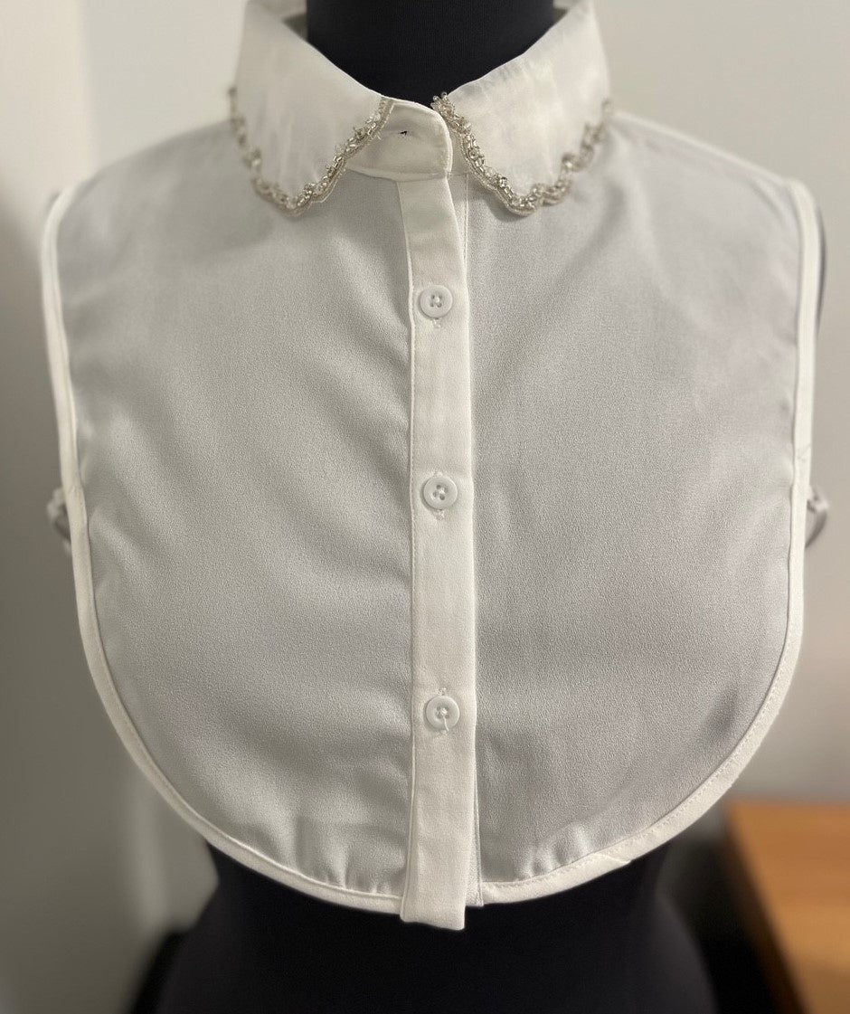 Jeweled collar clearance sweater