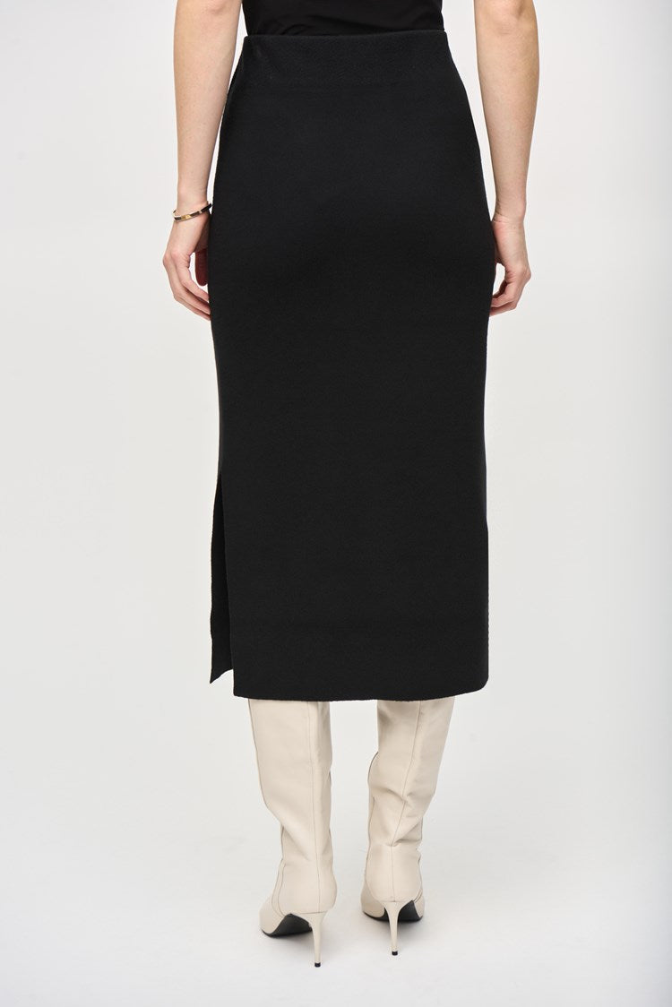 Sweater Knit Midi Skirt 243967 Hots/Magazine Style