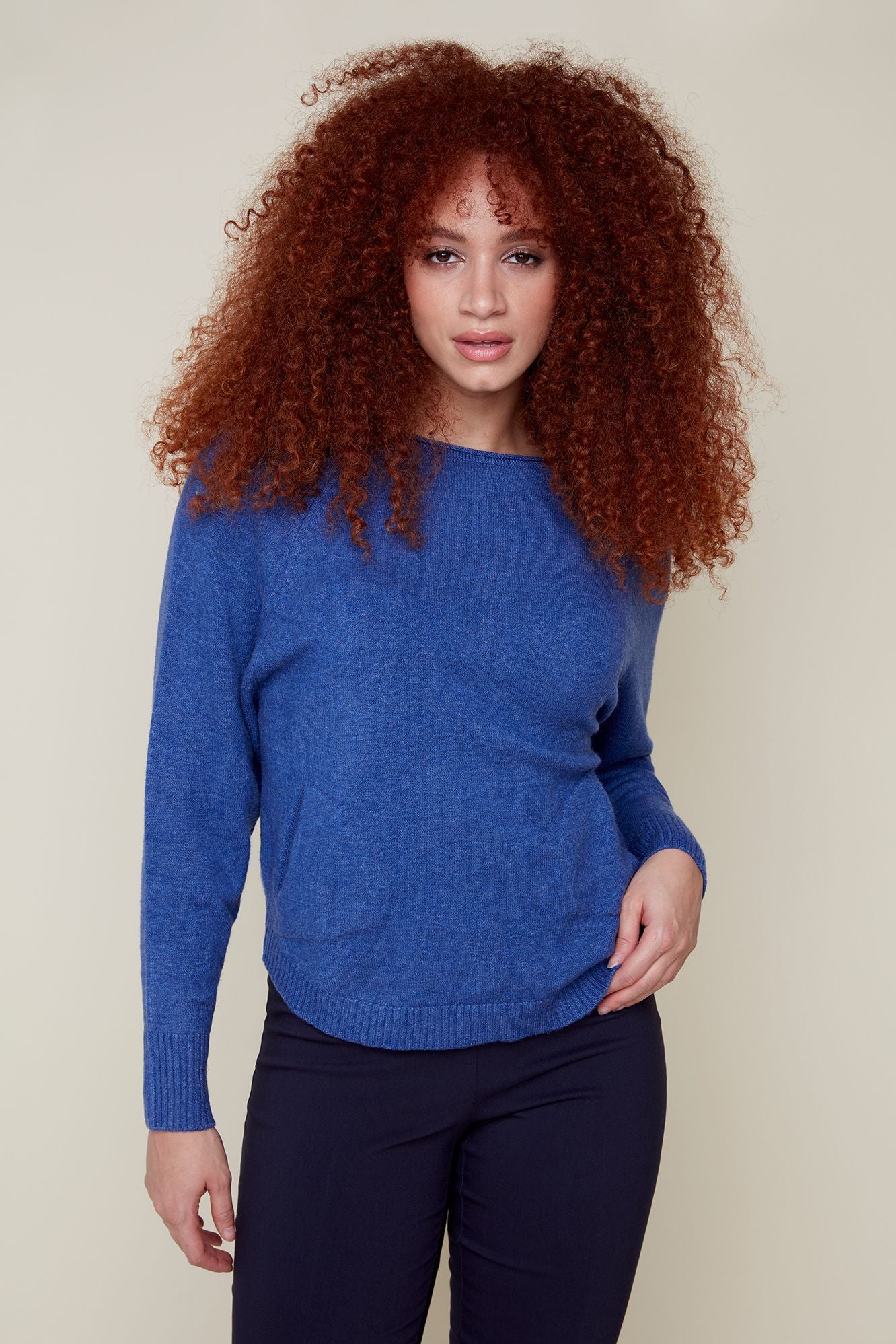 Knit Sweater With Pockets R6911 4301