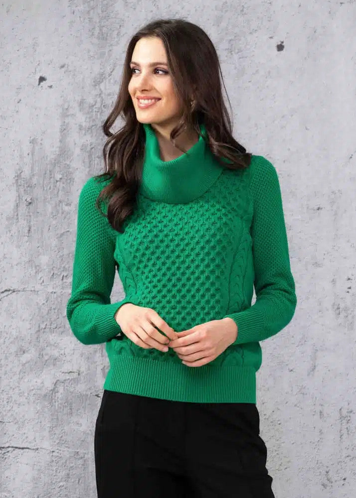 Sweater With Removable Collar A44032