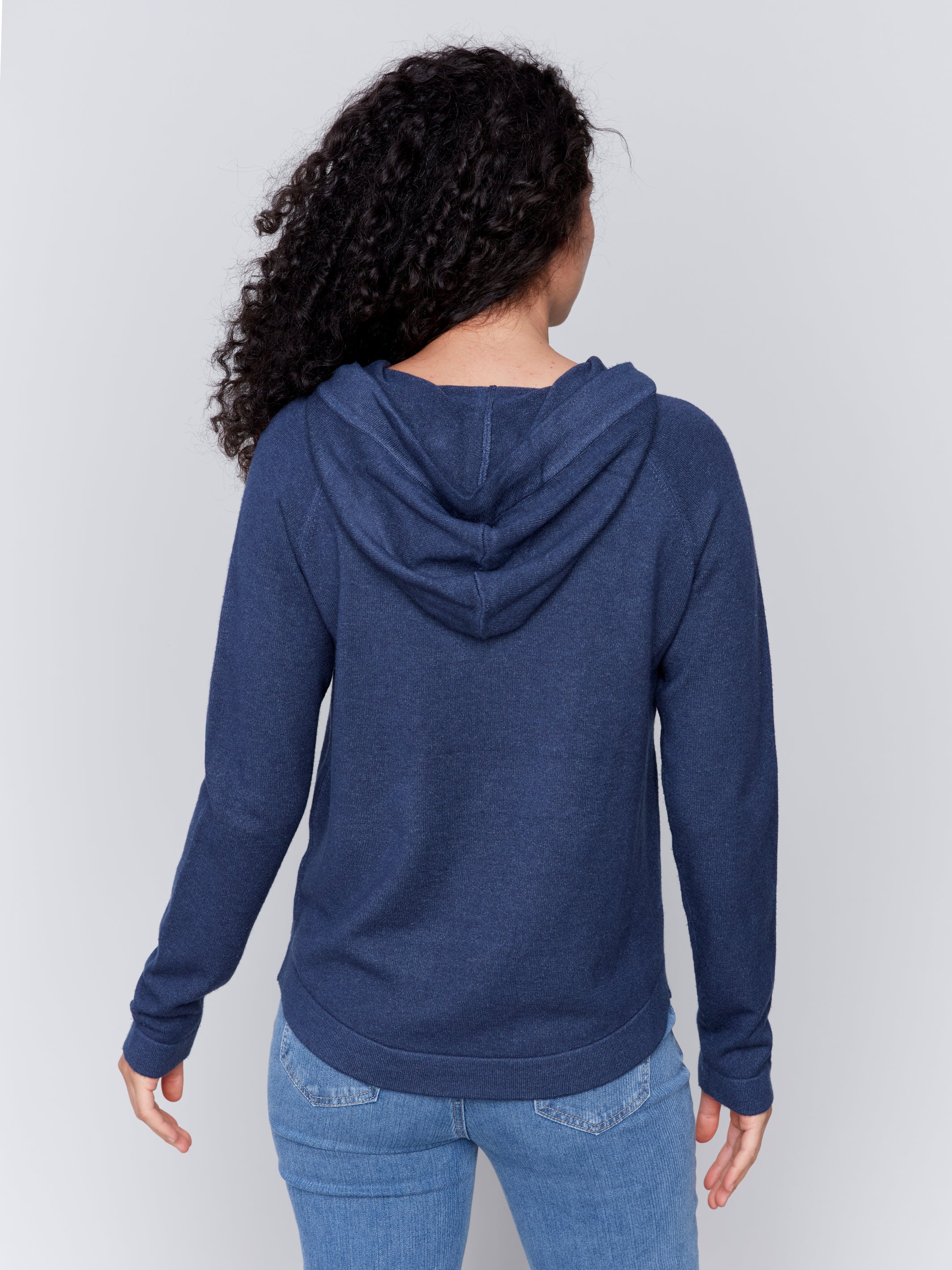 Plushy Raglan Sleeve Hoody With Pockets C2733-974A