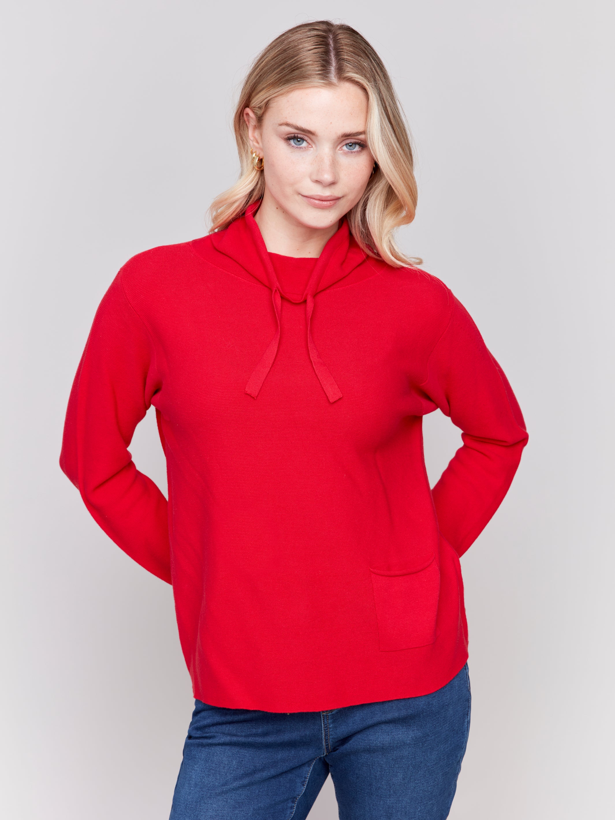 Ottoman Mock Neck Sweater C2419W-348B