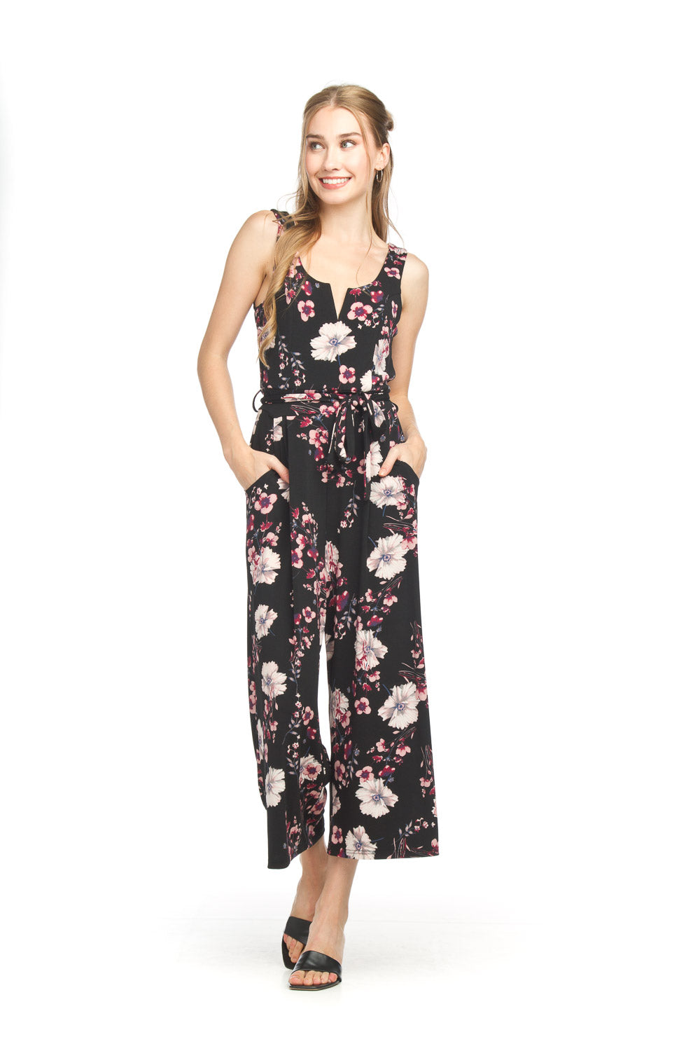 Floral Stretch Jumpsuit PP-18818