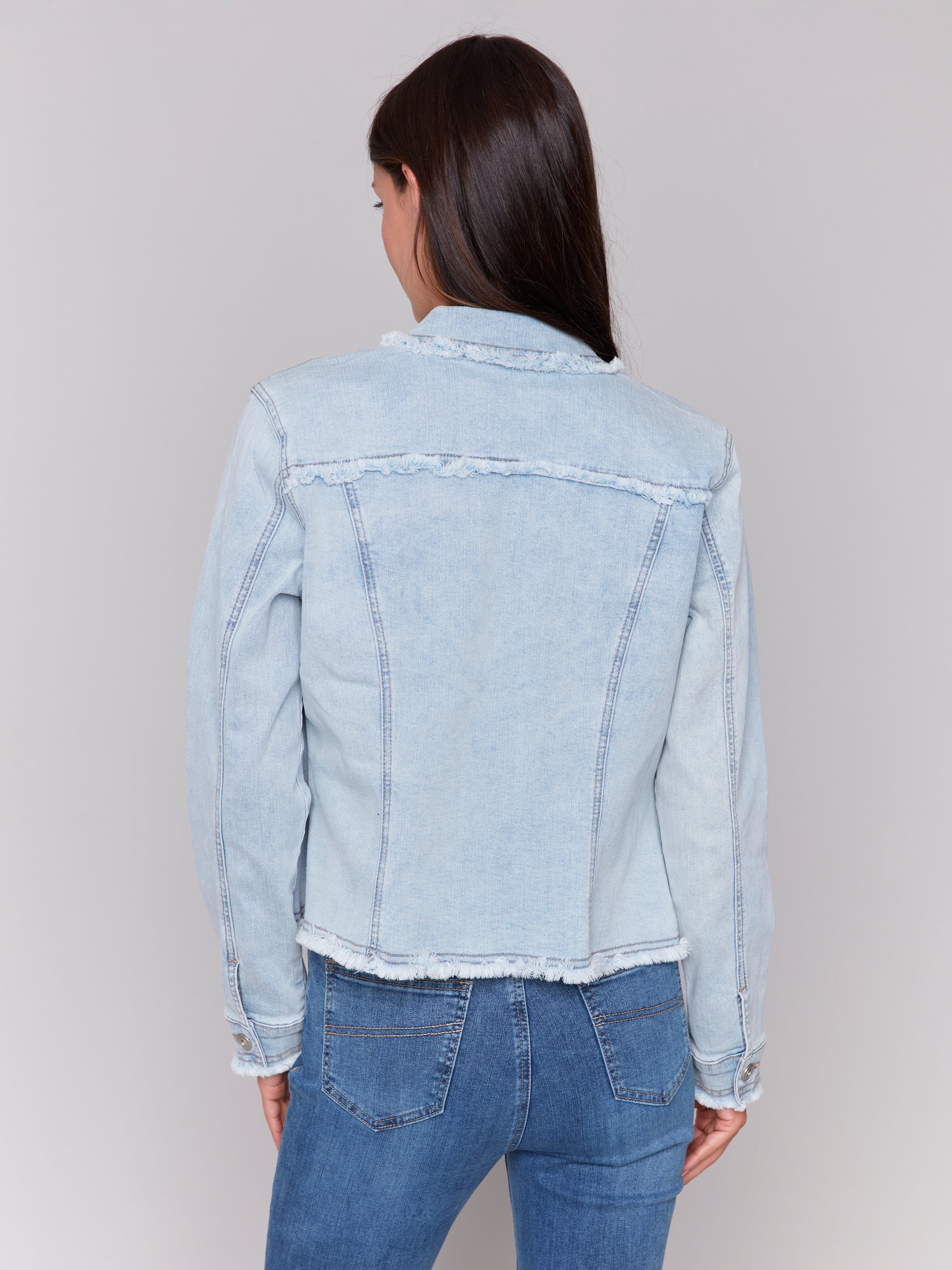 Fringe Denim Jacket C6233X/431A