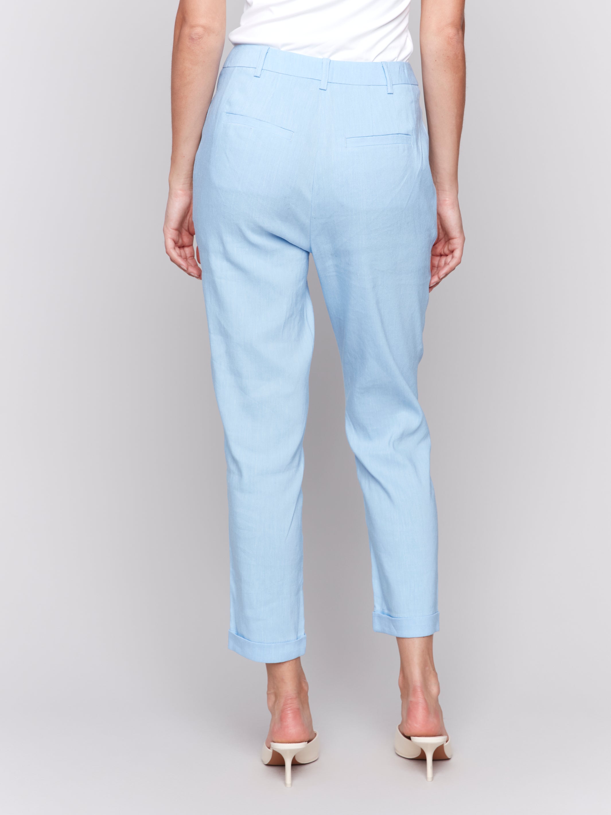 Linen Stretch Pants C5647/771B