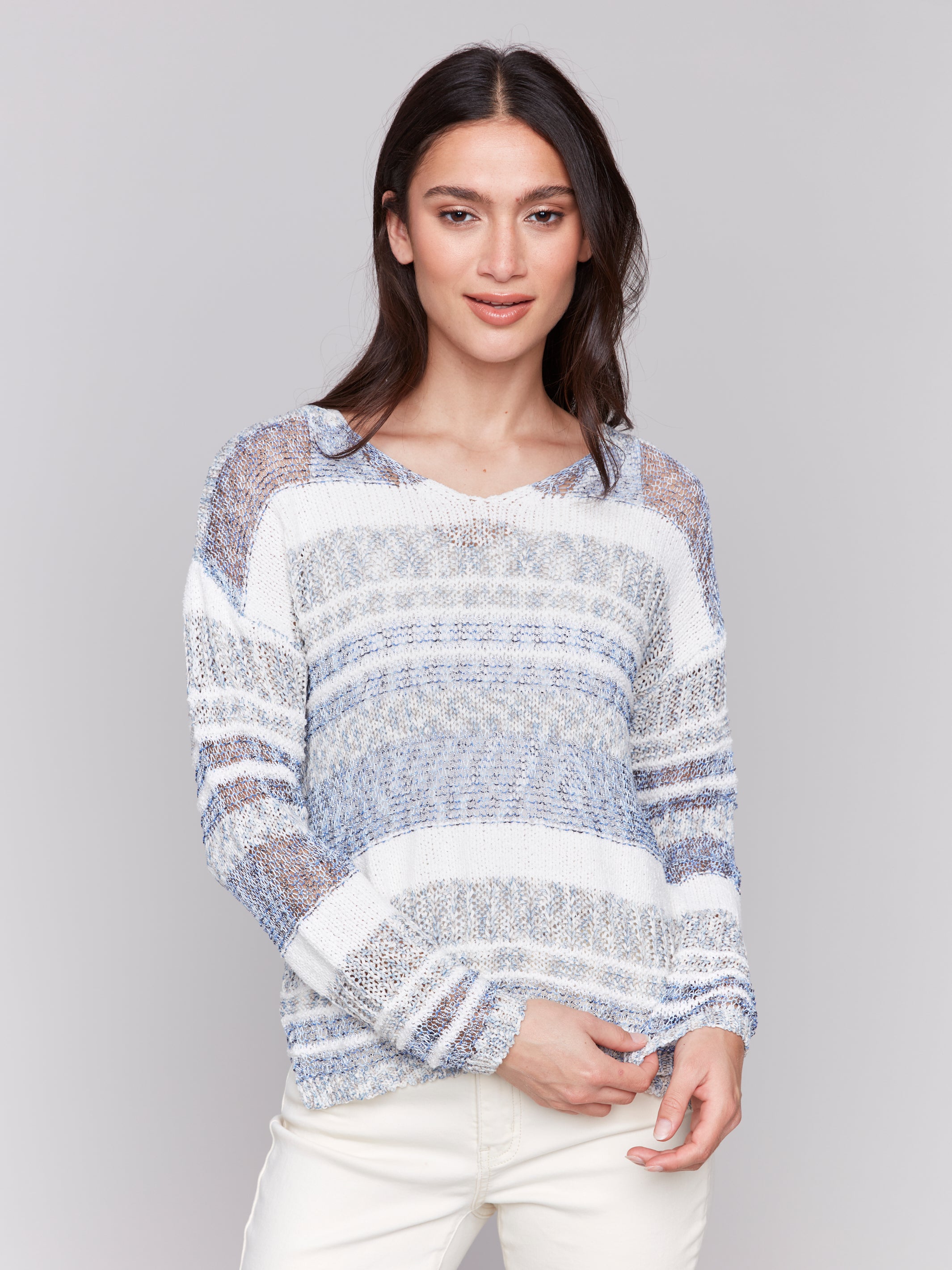 V Neck Sweater C2804/261C