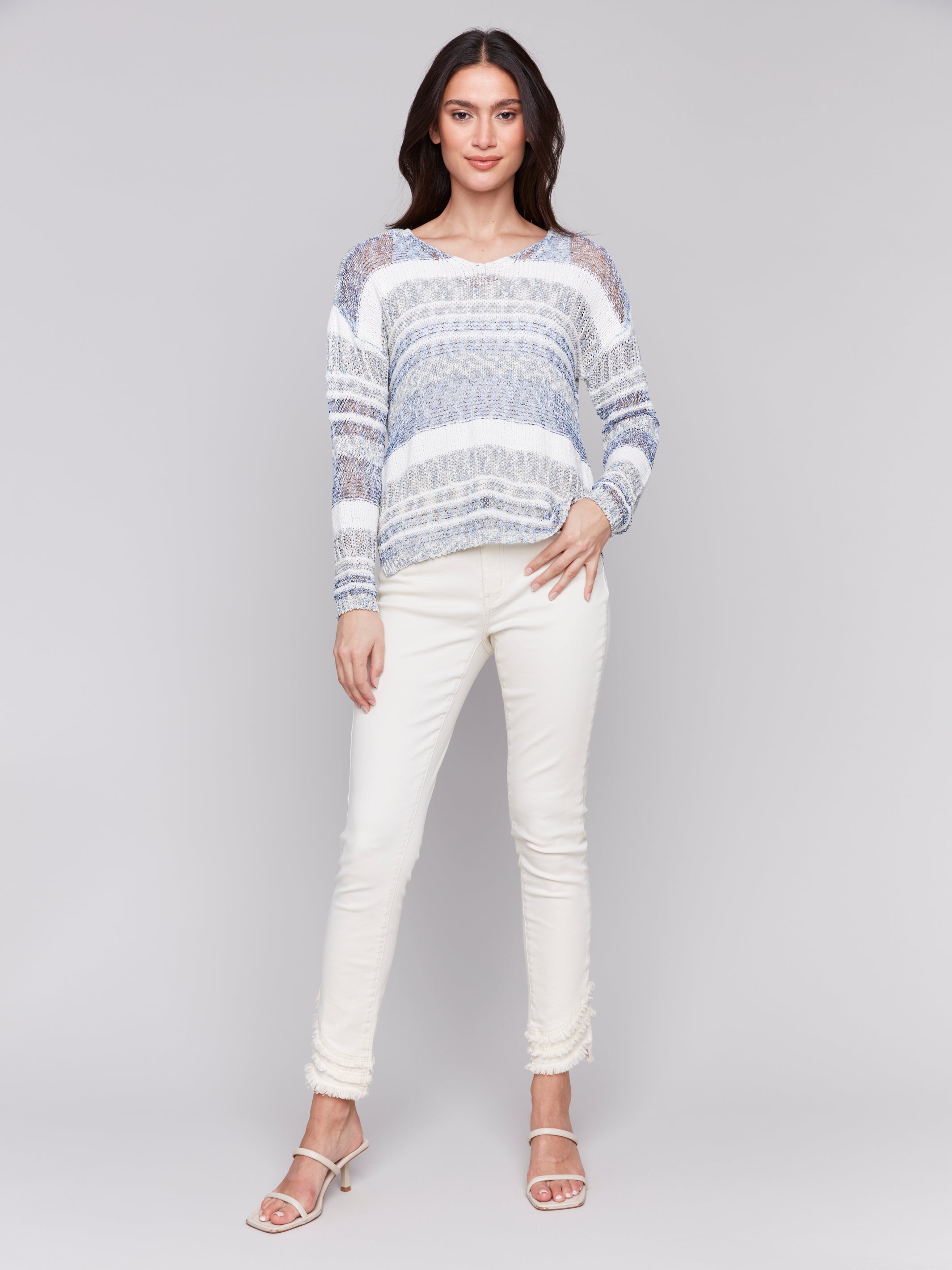 V Neck Sweater C2804/261C