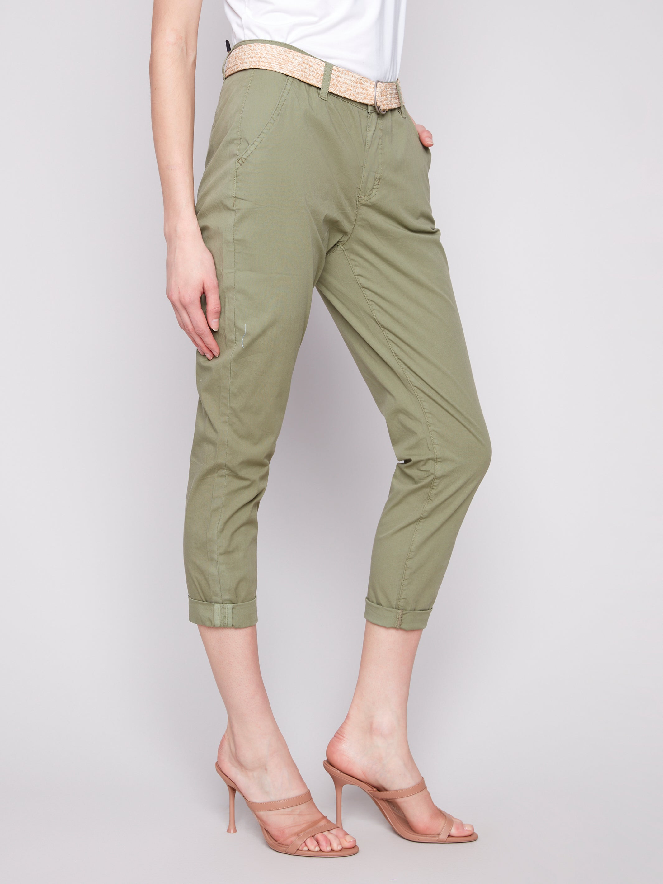 Slim Pant With Belt C5625/207C