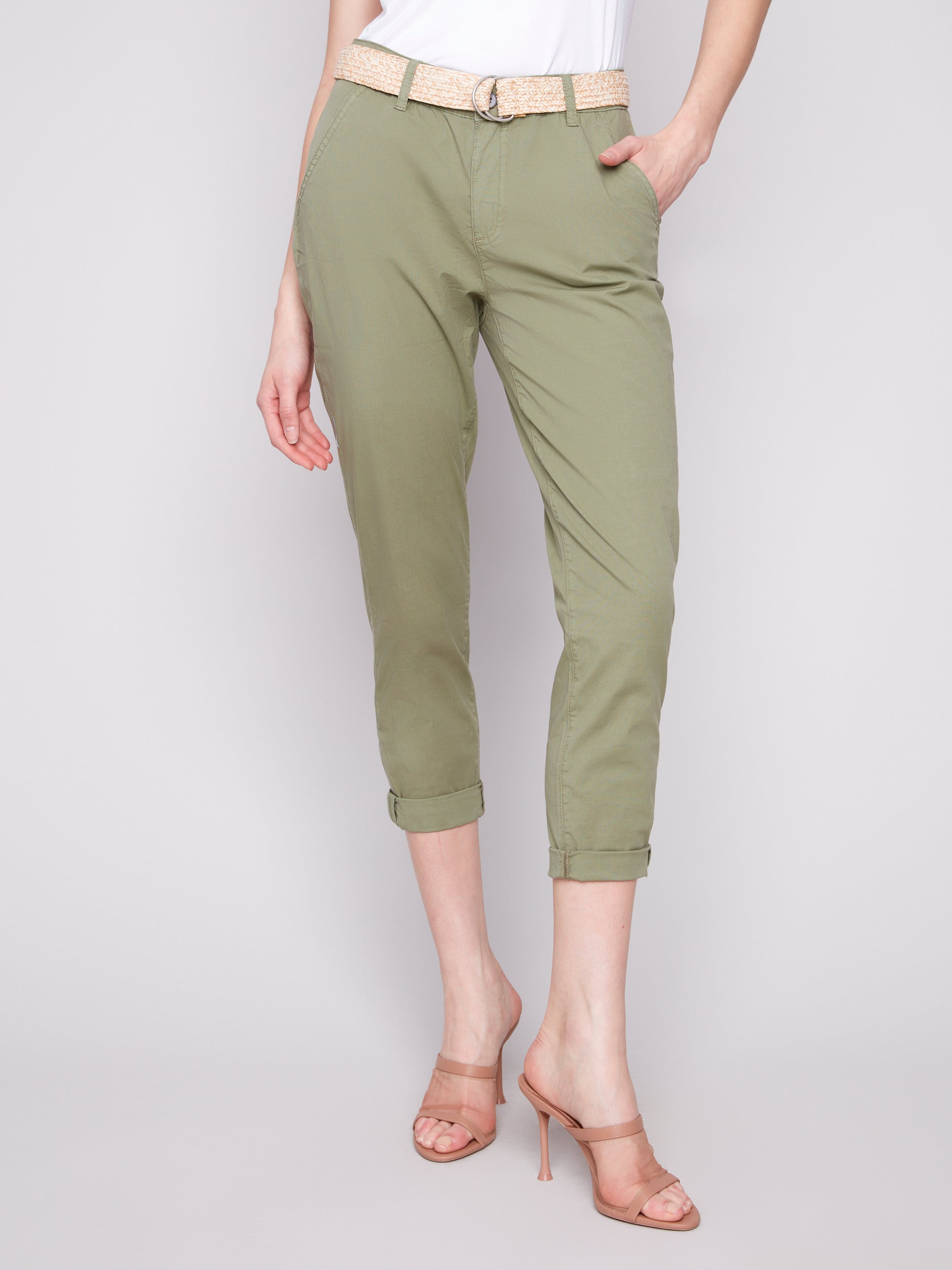 Slim Pant With Belt C5625/207C