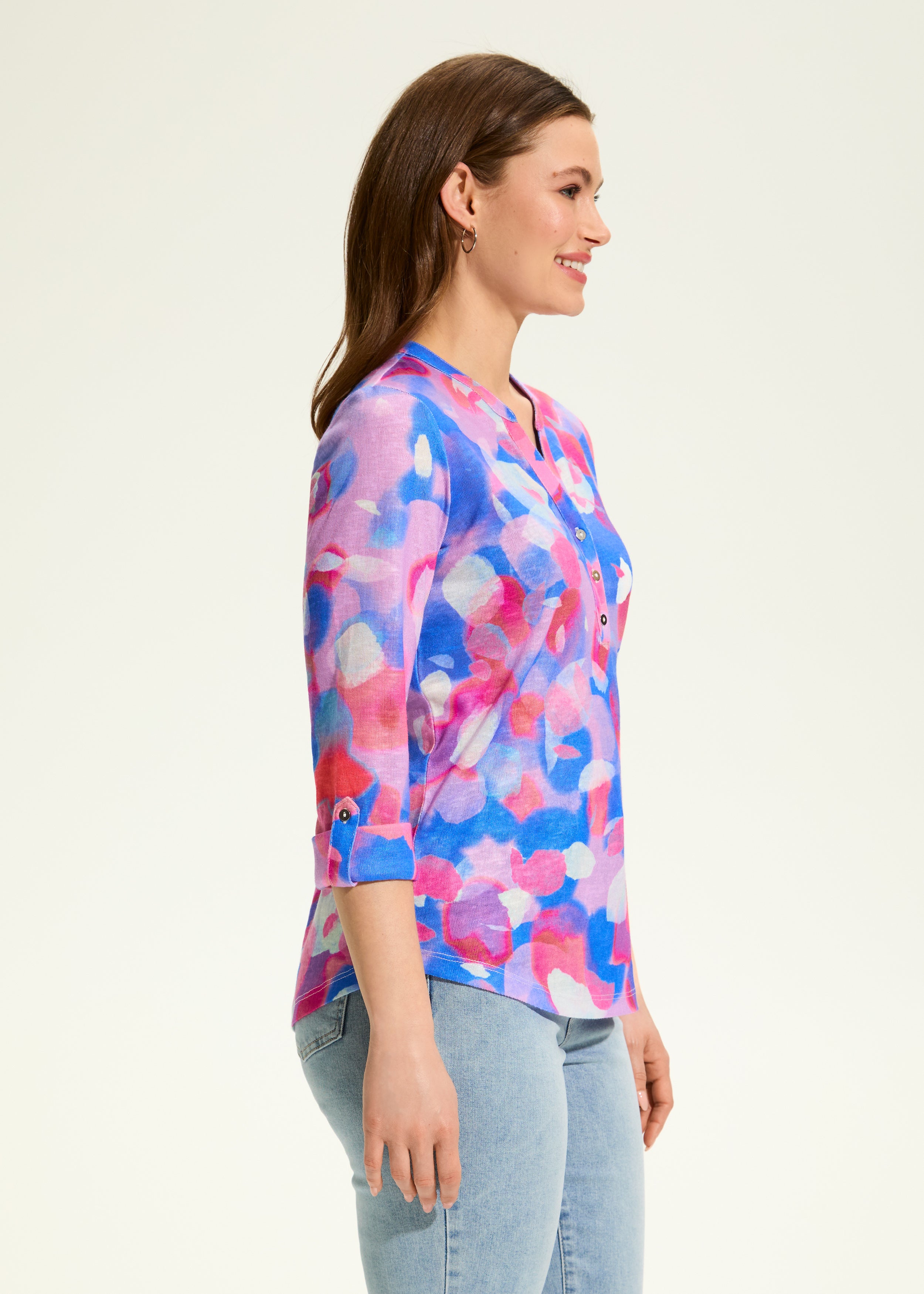 Droppel Light Henley Top 3560451