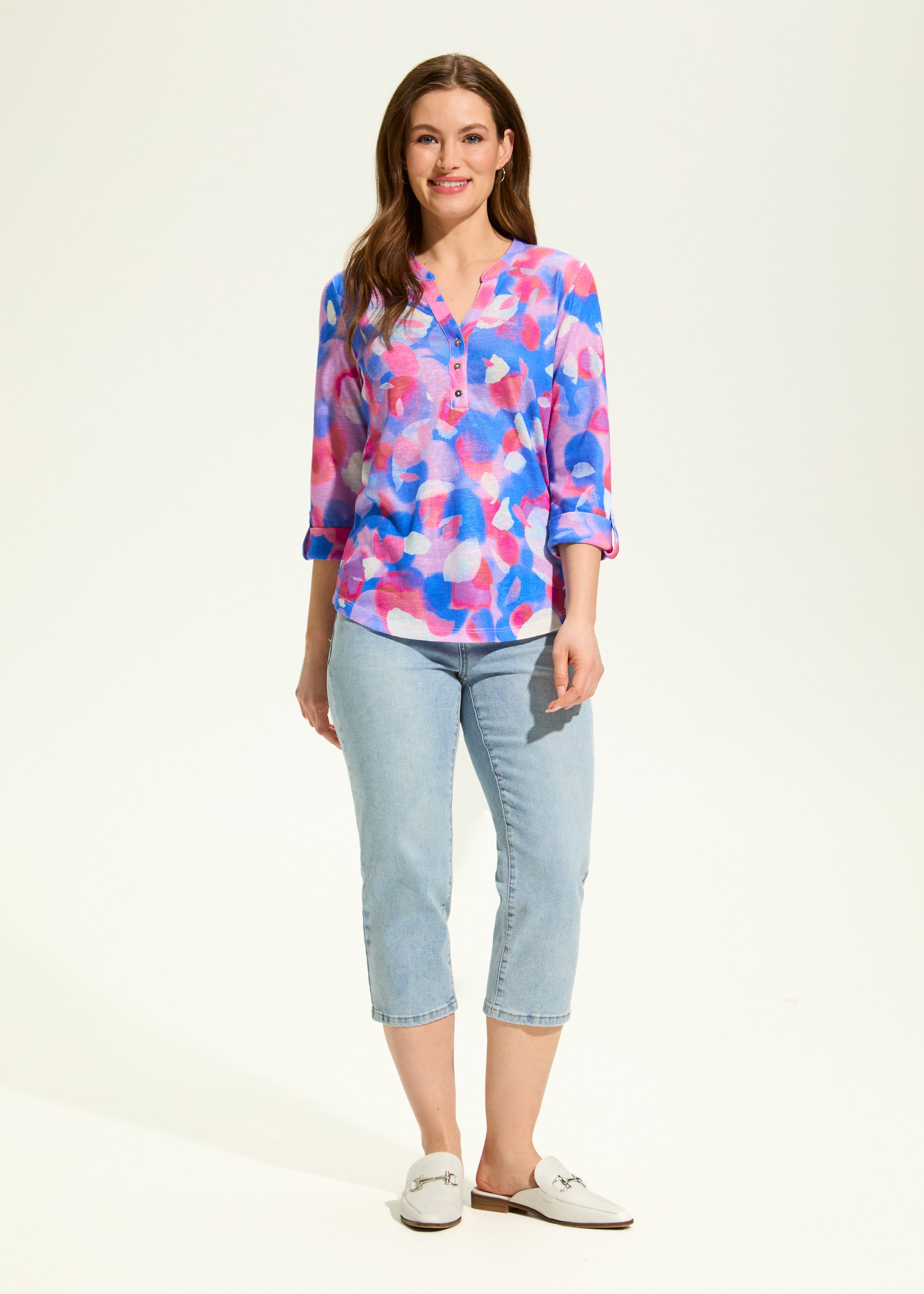 Droppel Light Henley Top 3560451