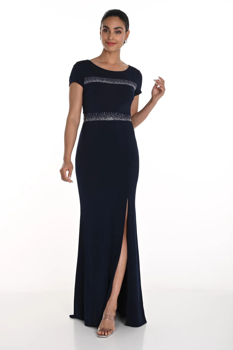 Maxi Sheath Evening Dress Style 258706U