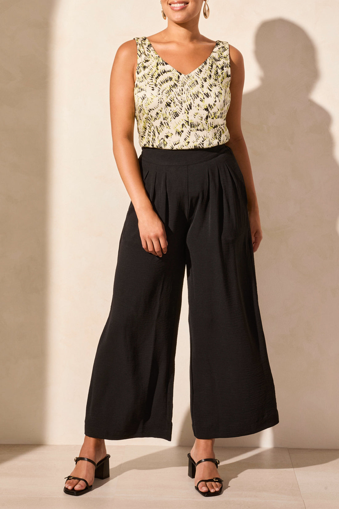 Flowy Pant With Elastic Tab 5729O/4835