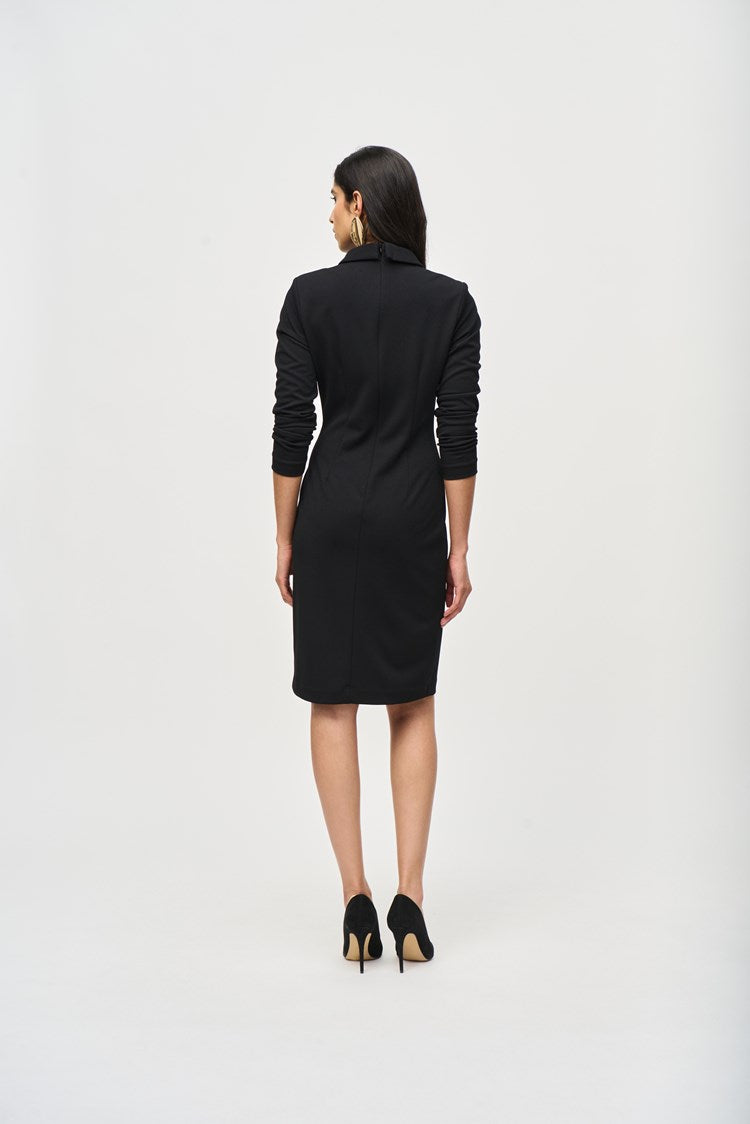 Scuba Crepe Blazer Dress 243146