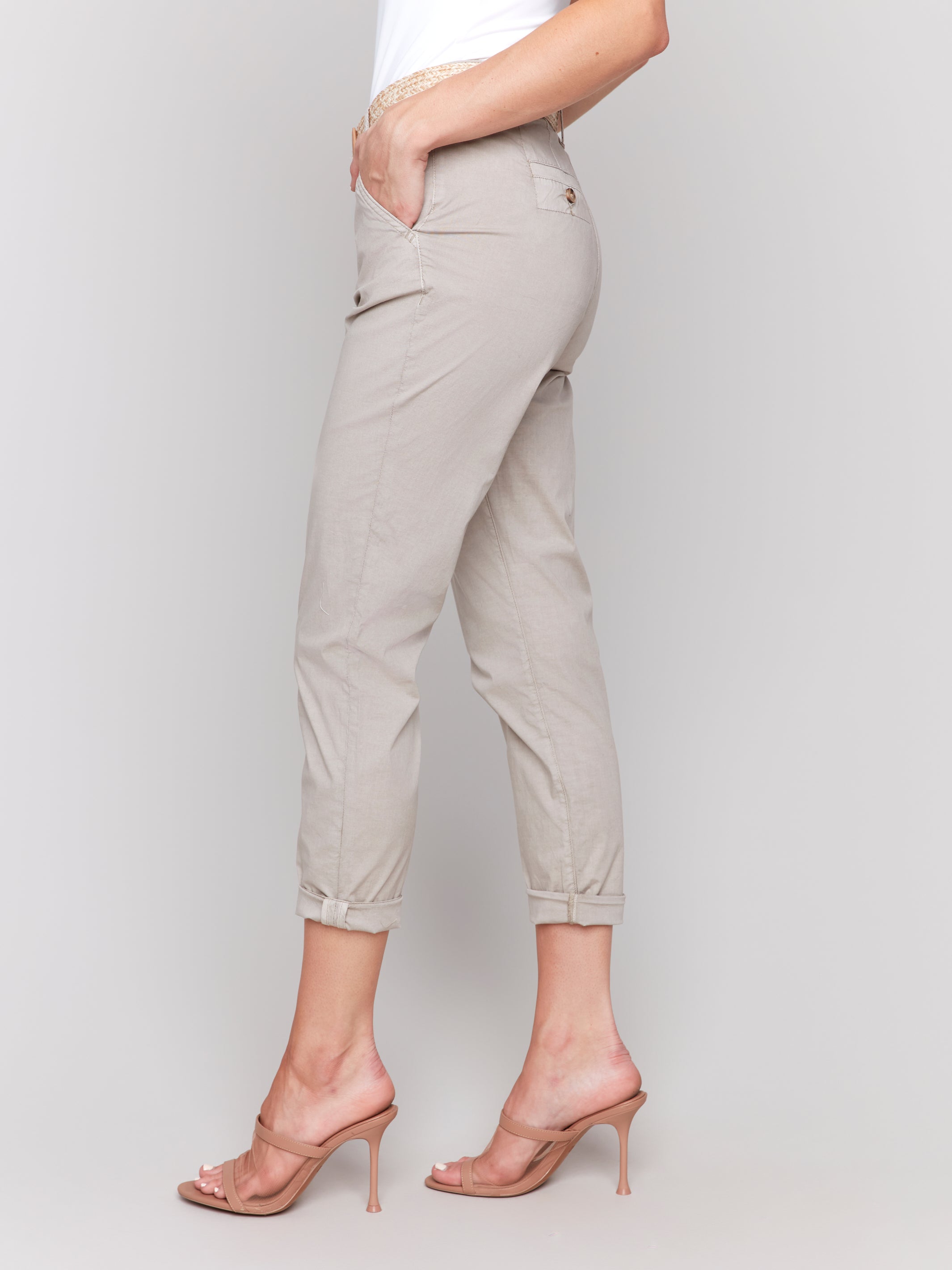 Slim Pant With Belt C5625/207C