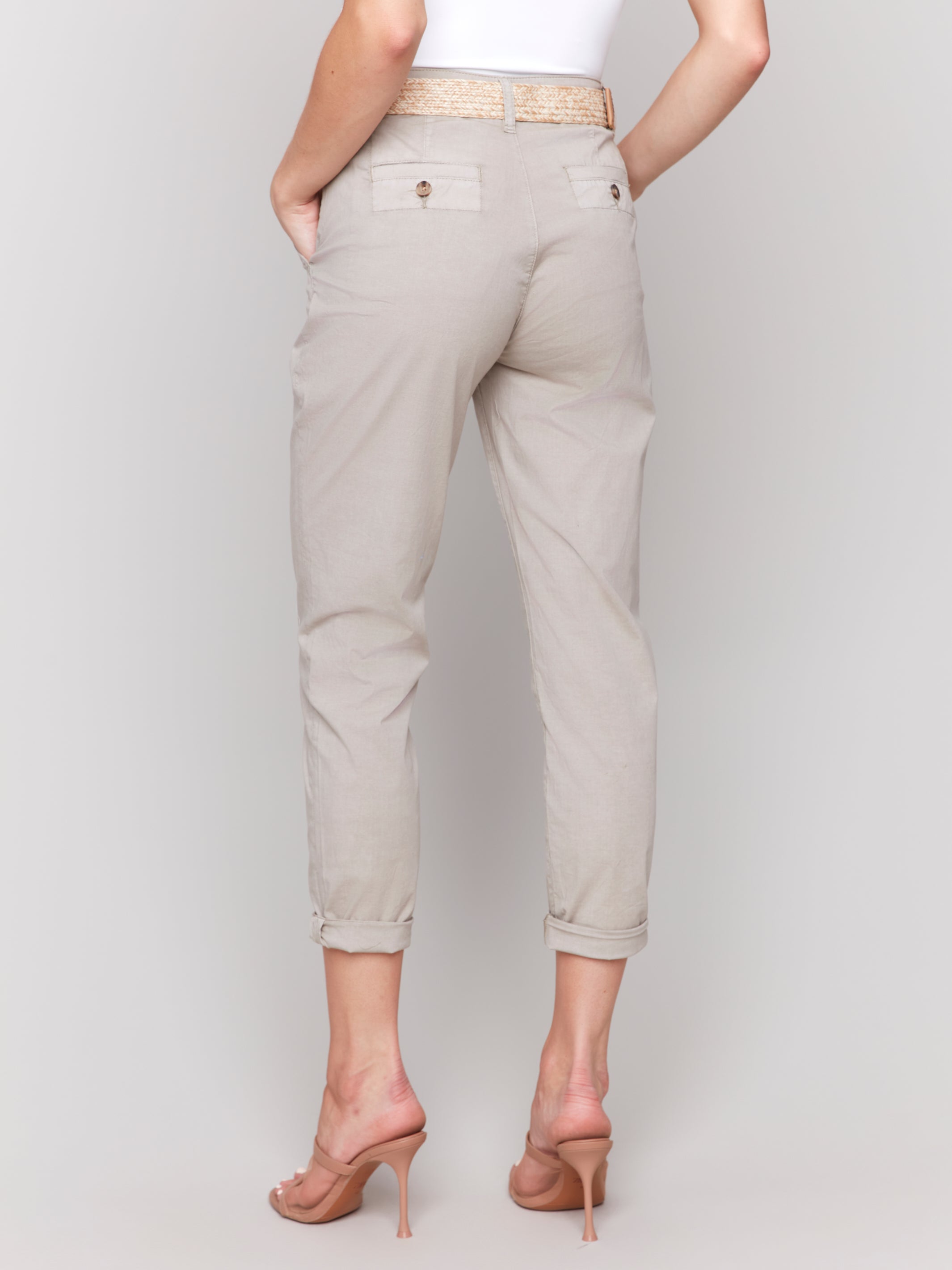 Slim Pant With Belt C5625/207C