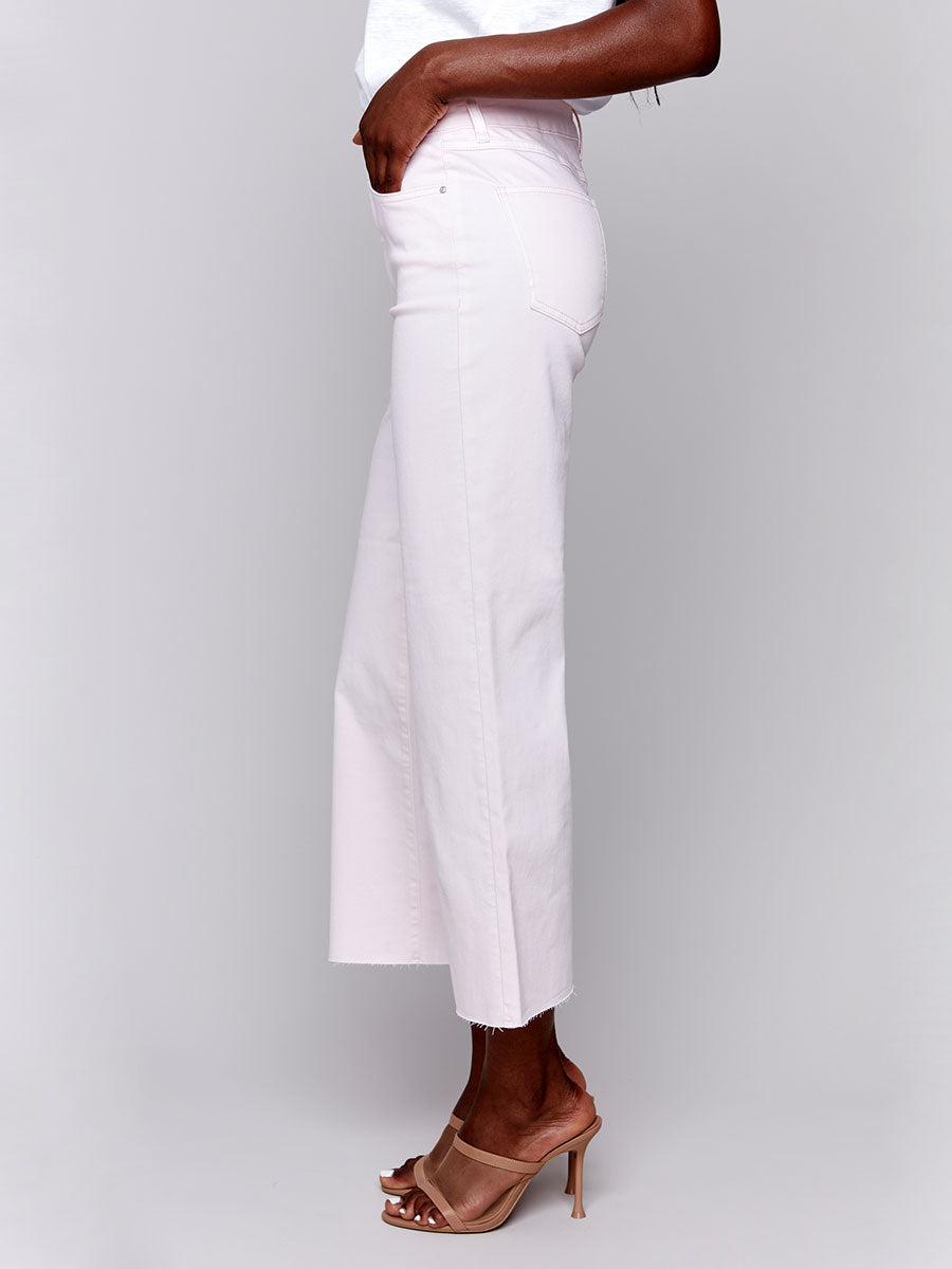 Raw Edge Wide Leg Pant C5497R/618A