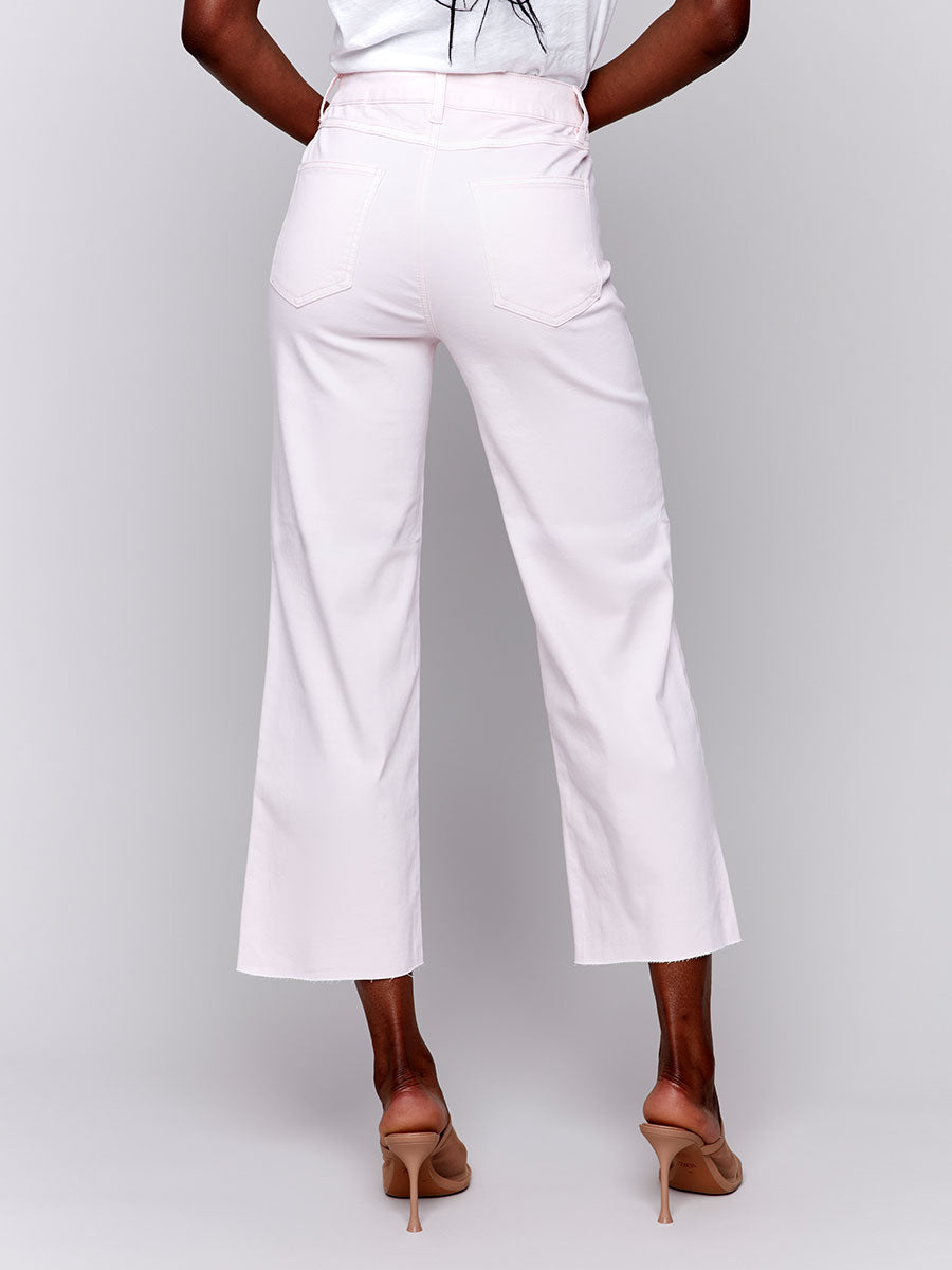 Raw Edge Wide Leg Pant C5497R/618A