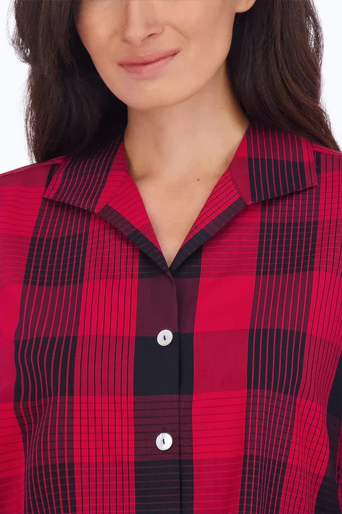 Pandora No Iron Buffalo Plaid Tunic 200569