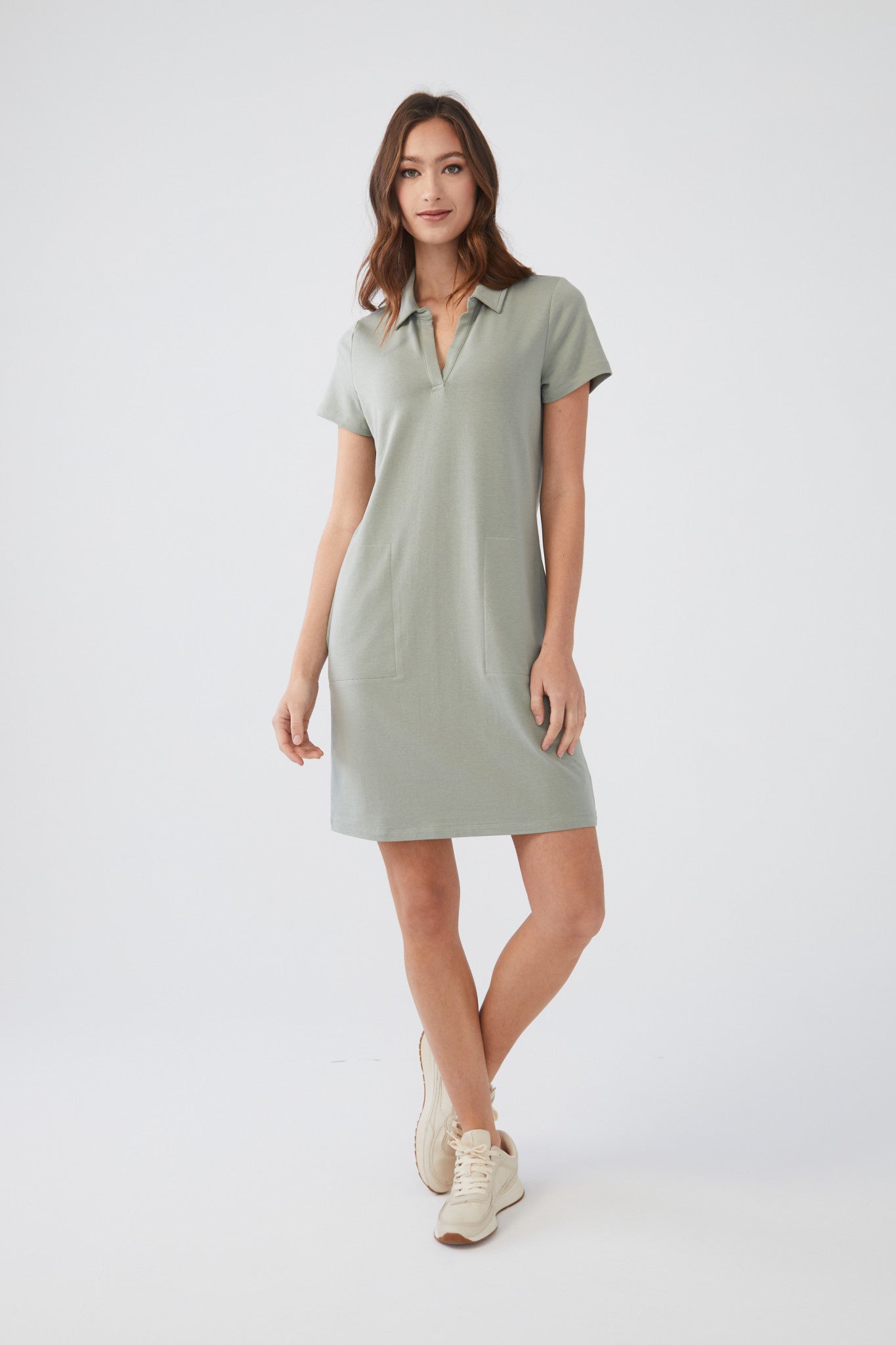 Khaki 2025 polo dress